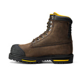 Bota de trabajo Tarantula de 8" con punta de acero para hombre - Marrón